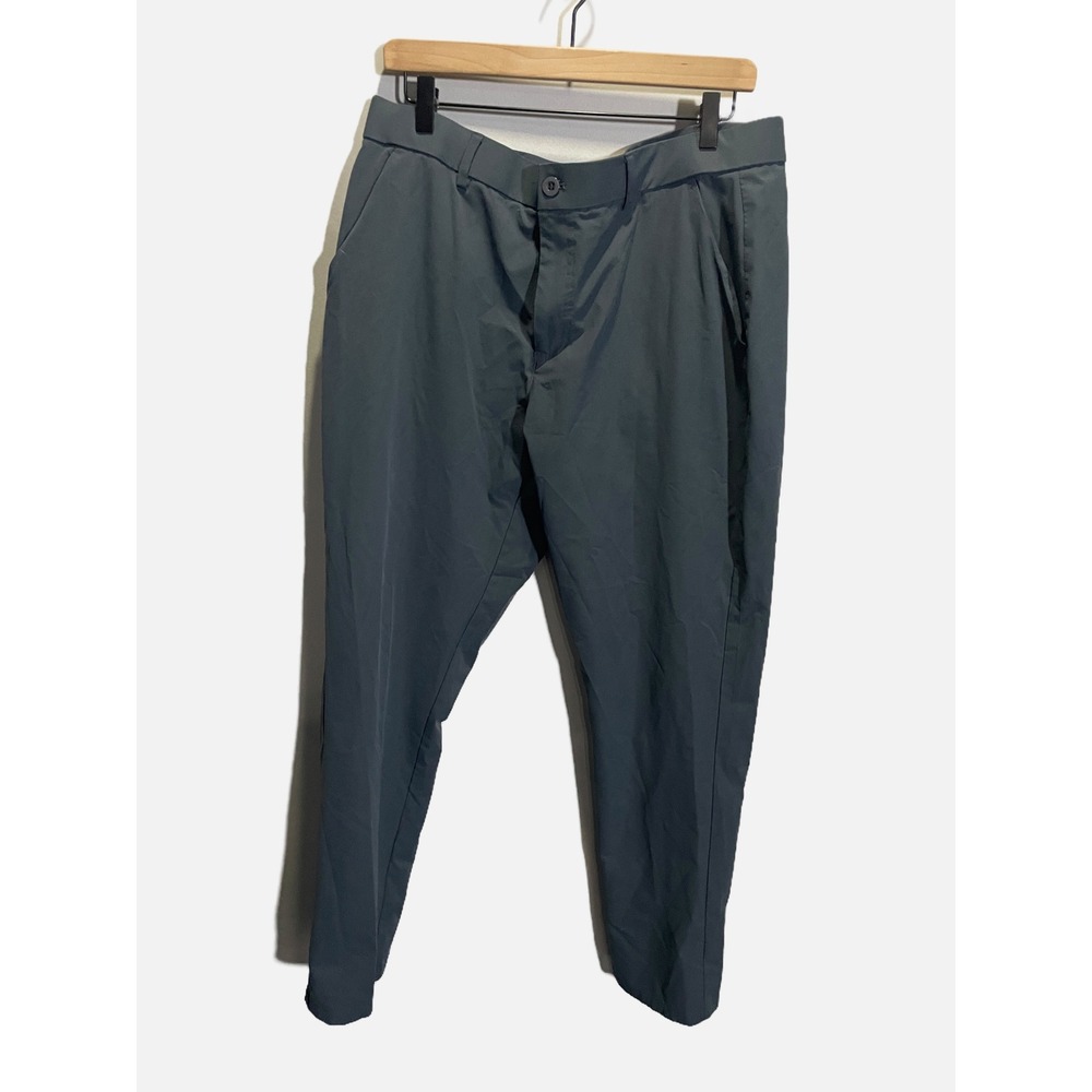 Libin Golf Pants Mens 36x32 Gray Lightweight Performance Quick Dry Chino Trouser